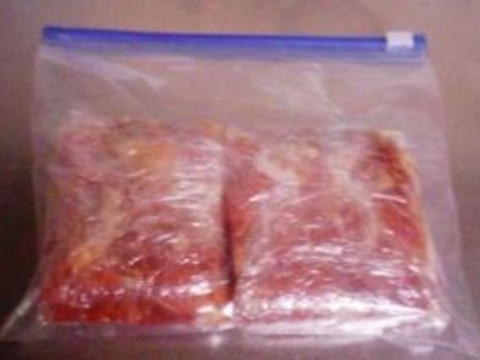 こま切れ肉の冷凍保存法